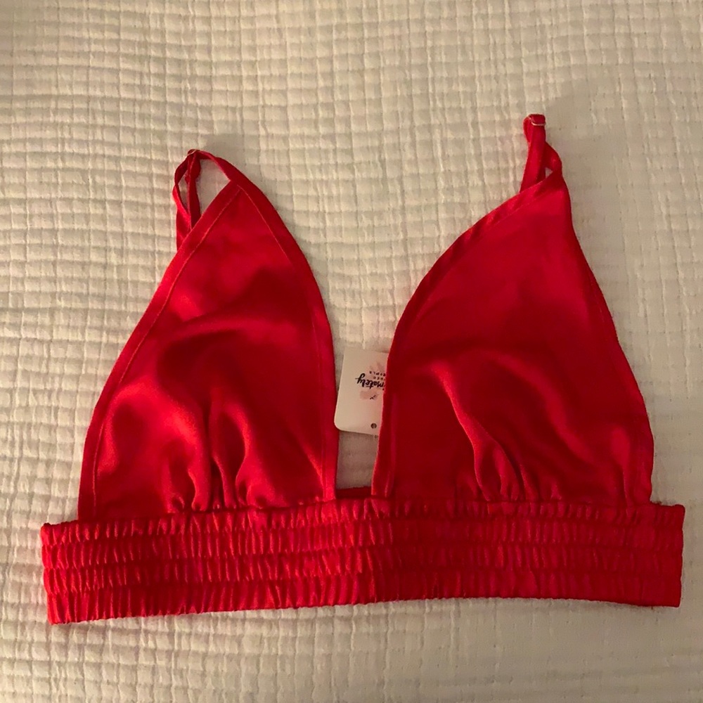 NWT Free People Short and Bra Set - size small